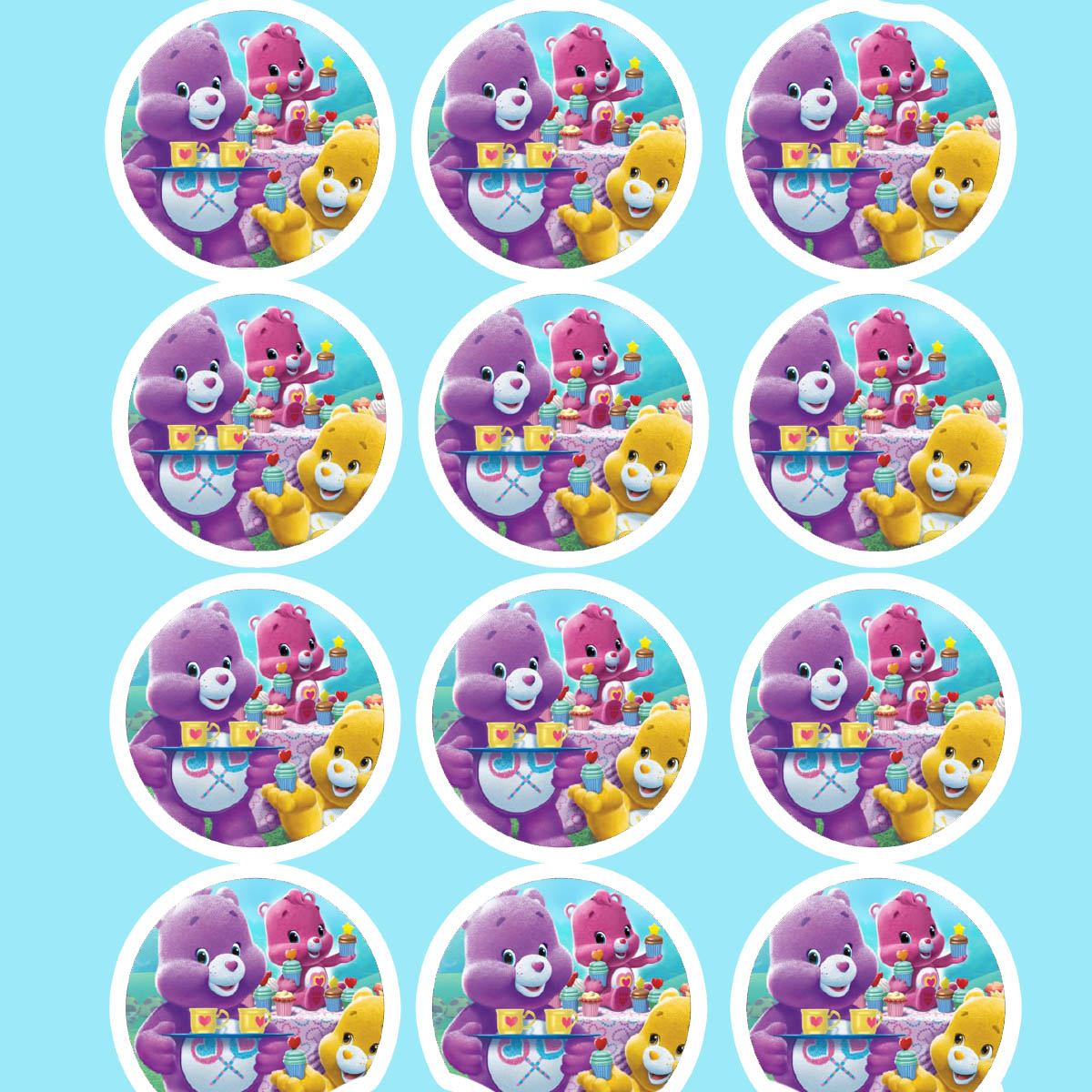 Daisy Celebrates: Care Bears Birthday Party Printable Files